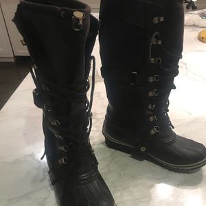 Sorel saddle knee high boots
